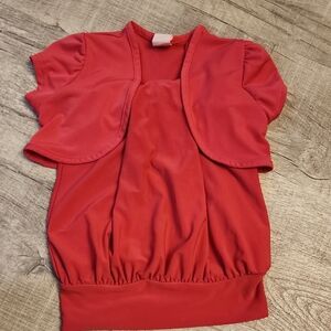 Te Desing Short Sleeve Top